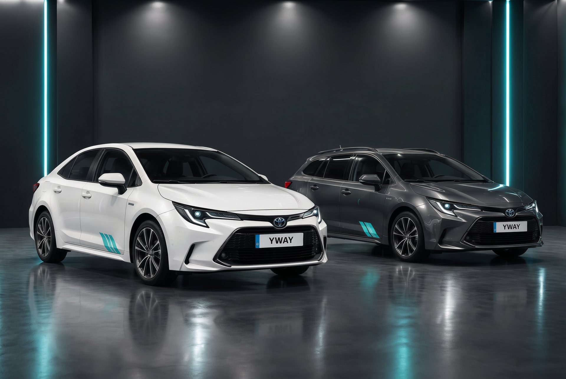 Toyota Corolla sedan a kombi YWAY ve studiu
